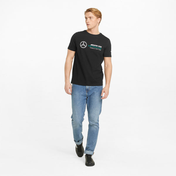[534229-01] Mens Puma MAPF1 MERCEDES ESSENTIAL LOGO TEE