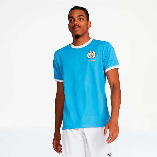 [756422-01] Mens Puma MCFC MANCHESTER CITY 125TH ANNIVERSARY SHIRT REPLICA