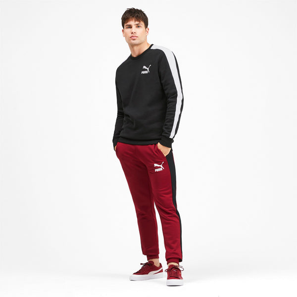 [595296-01] Mens Puma ICONIC T7 CREW FLEECE