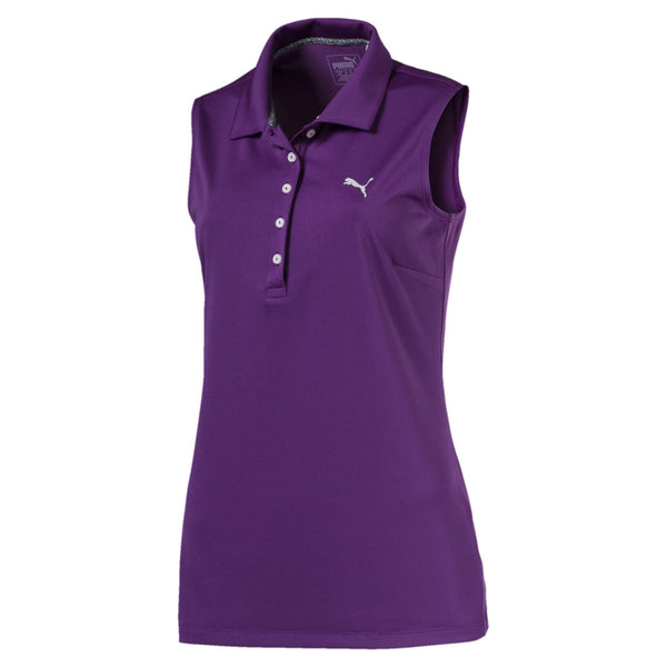 [574773-12] Womens Puma Pounce Sleeveless Polo