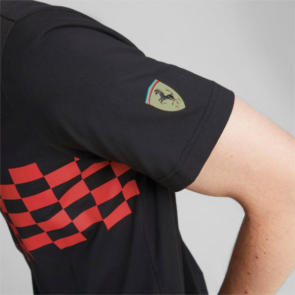 [535849-01] Mens Puma FERRARI RACE TONAL BIG SHIELD TEE