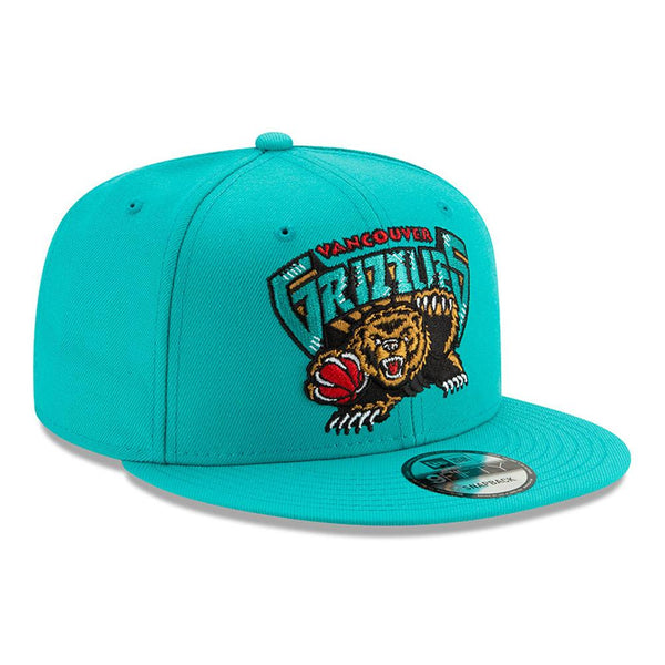 [12195041] Mens New Era NBA Hardwood Classics Night 9Fifty Snapback - Grizzlies