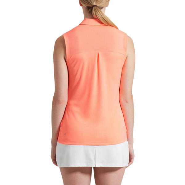 [570524-27] Womens Puma Pounce Sleeveless Polo