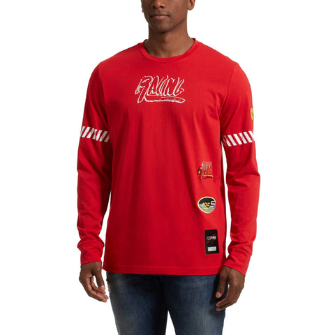 [577217-01] Mens Puma Scuderia Ferrari SF Street Long Sleeve Tee