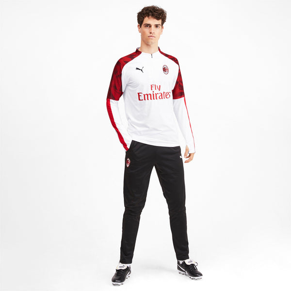 [756142-02] Mens Puma AC Milan 1/4 Zip Top - Sponsor Logo