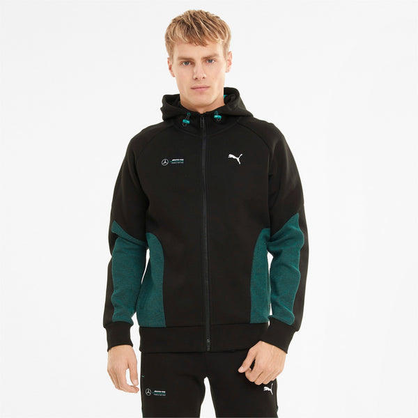 [599609-01] Mens Puma MAPF1 MERCEDES HOODED SWEAT JACKET