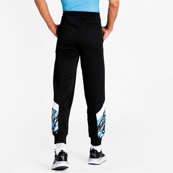 [758711-05] Mens Puma MCFC MANCHESTER CITY ICONIC MCS GRAPHIC TRACK PANTS