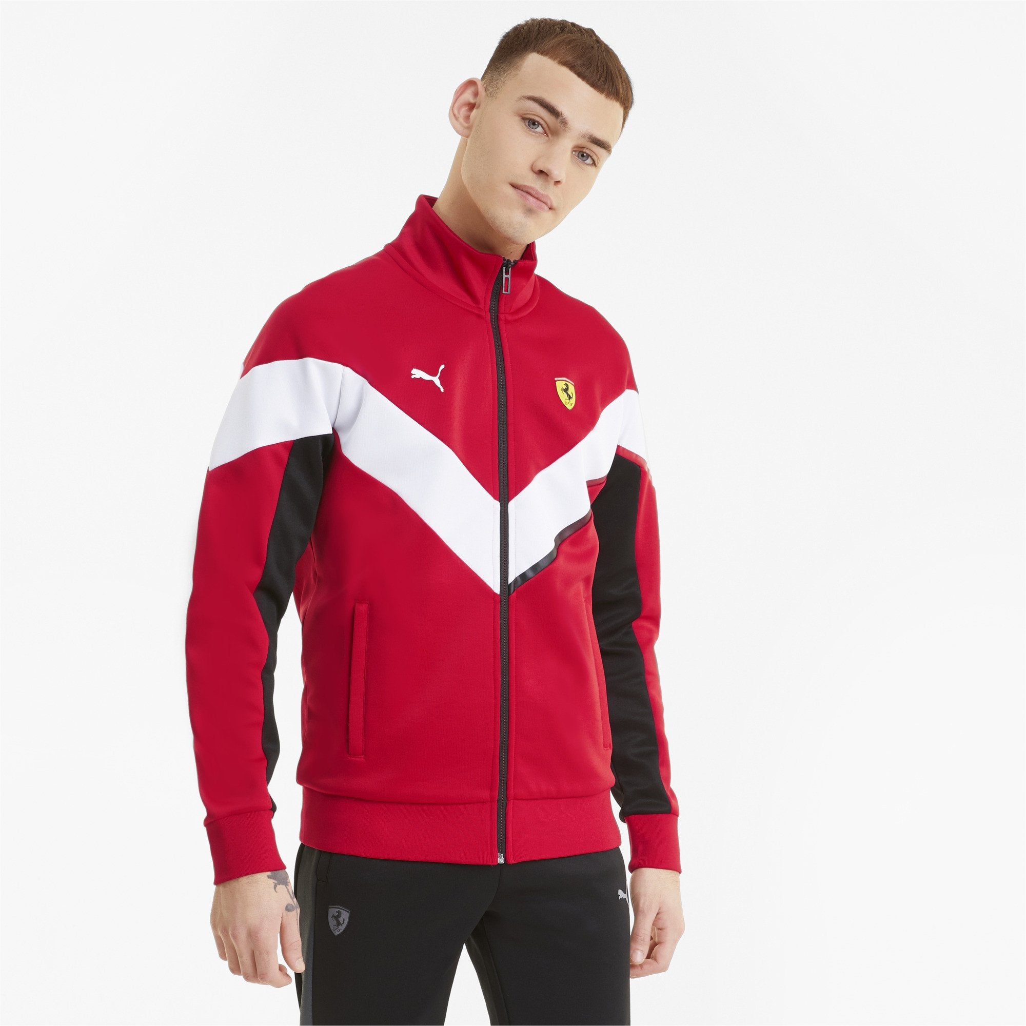 [599824-02] Mens Puma Ferrari Race MCS Track Jacket