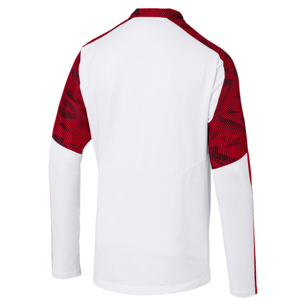 [756142-02] Mens Puma AC Milan 1/4 Zip Top - Sponsor Logo