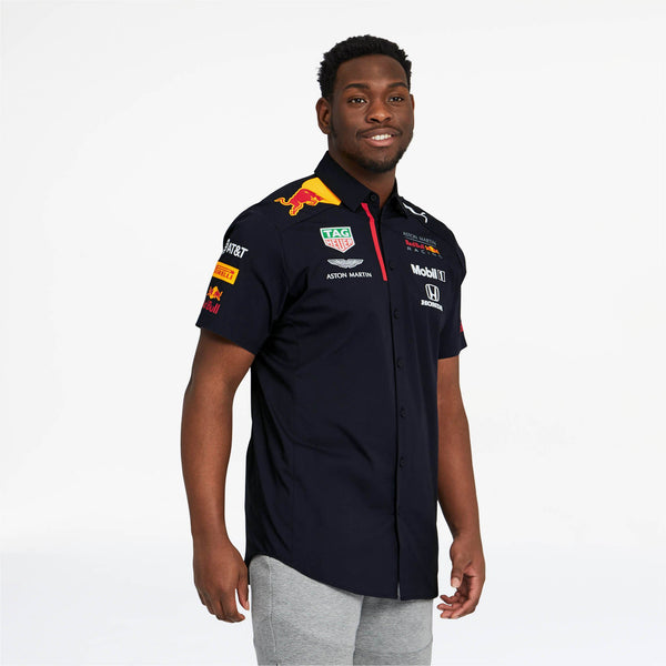 [762883-01] Mens Puma AMRBR Red Bull Racing Team Shirt