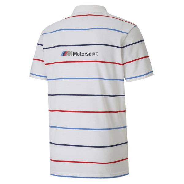 [596100-02] Mens Puma BMW Motorsport Striped Polo