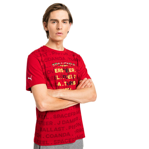 [577828-01] Mens Puma SF SCUDERIA FERRARI BIG SHIELD TEE