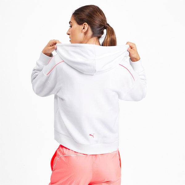 [595744-02] Womens Puma CHASE CROPPED FULL ZIP HOODY