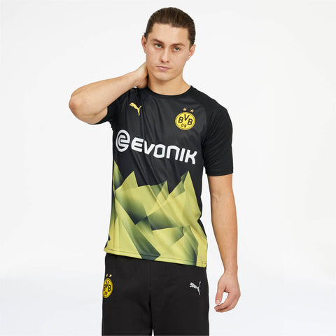 [755760-02] Mens Puma BVB Borussia Dortmund Stadium Jersey w/ Evonik Logo